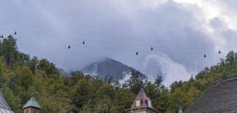 Изменения в работе канатных дорог на курорте "Роза Хутор": Фотография
